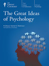 Cover image for The Great Ideas of Psychology